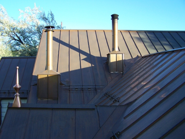 Ridge cap installed