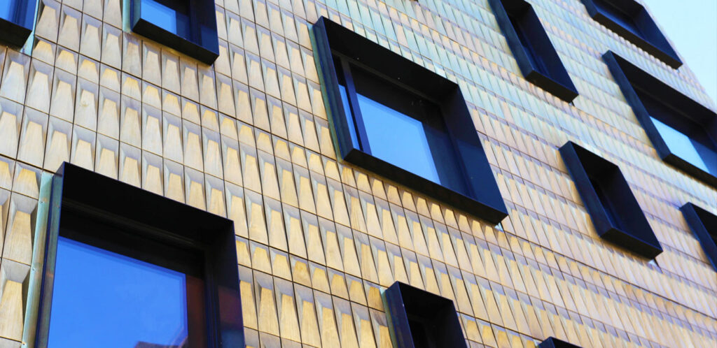 Metal wall cladding by Spengler Industries