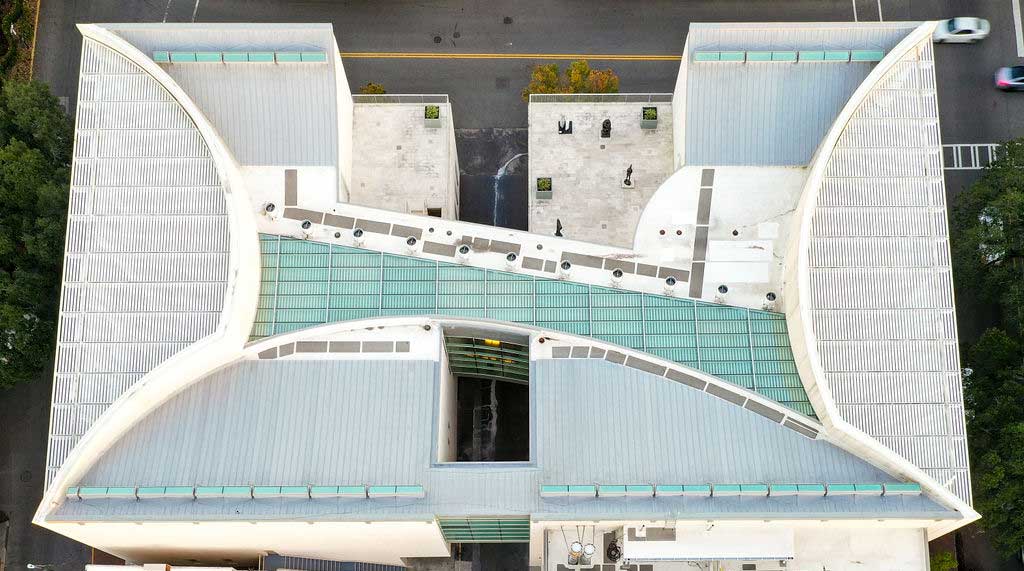 Jepson building with metal roof