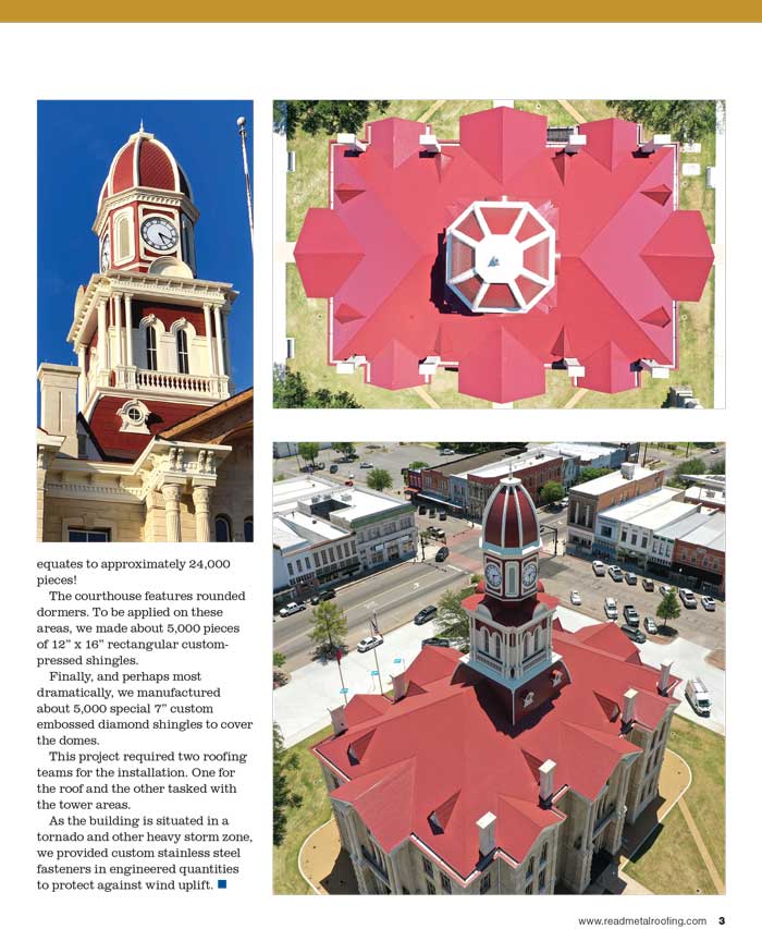 Page two of the Spengler Spread in the Metal Roofing Idea Book