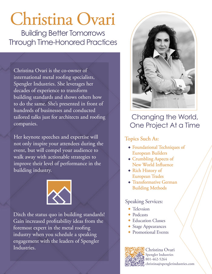 Christina Ovari One-Sheet
