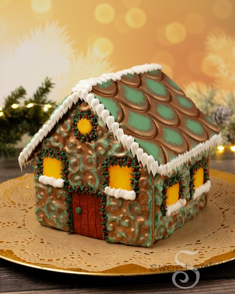 If you love this gingerbread house with copper roof and walls, imagine what the real thing could look like!